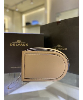 델보 핀 크로스오버 숄더백 베이지